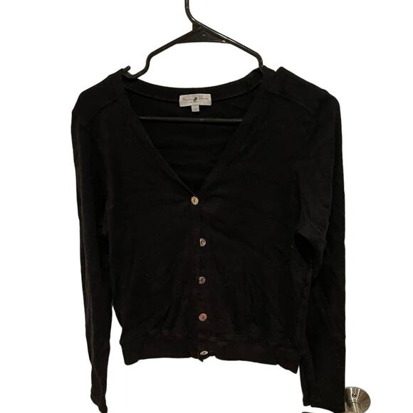 Vintage Michael stars cardigan black button up size small - Picture 1 of 7